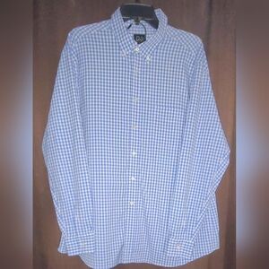 Jos. A. Bank Blue Checkered Men's Shirt